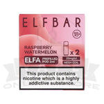 Raspberry Watermelon Elfa Prefillable Pods By Elf Bar