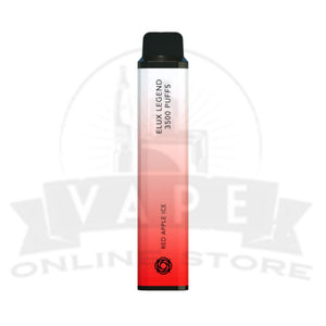 Red Apple Ice Elux Legend 3500 Puffs Disposable Vape