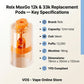 relx maxgo 12k 33k replacement podskey specifications