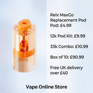 RELX MaxGo Replacement Pods | Clearance Price