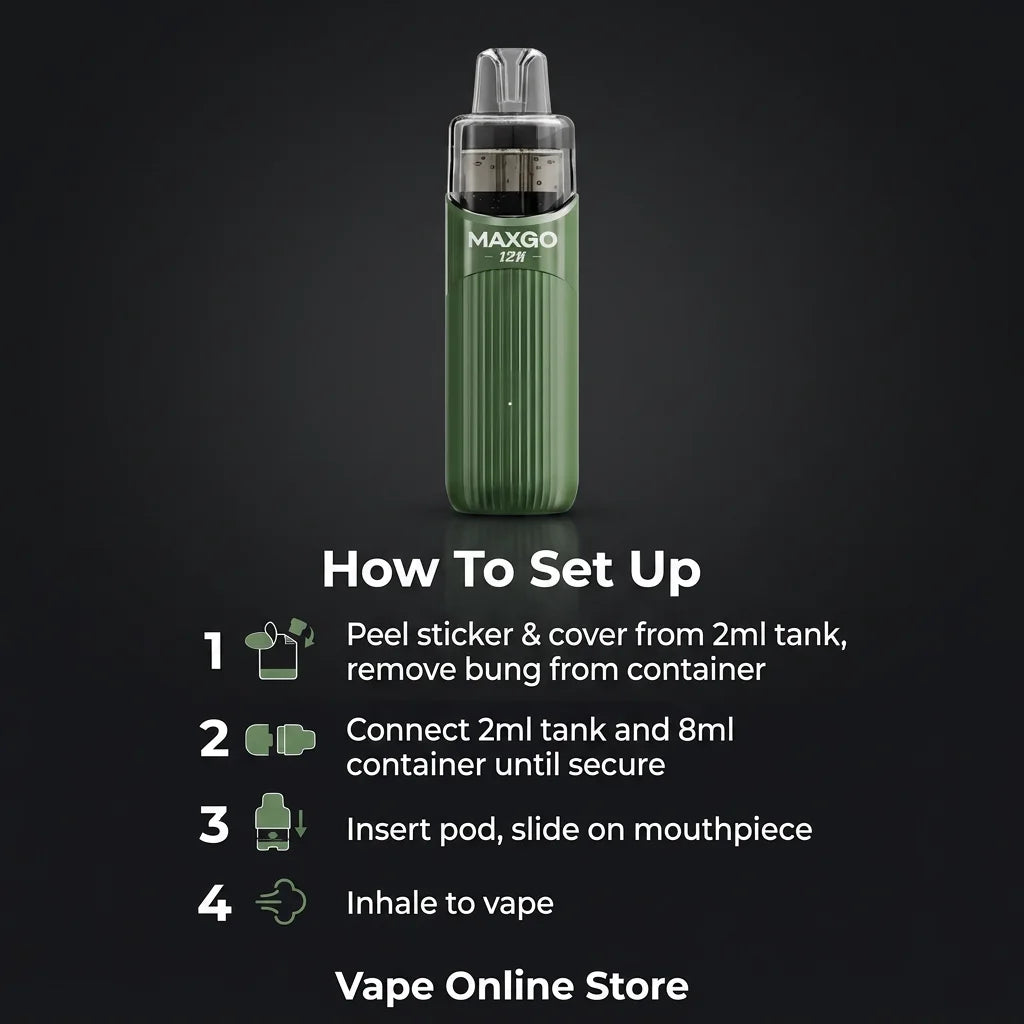 Relx Maxgo 12k Puff Vape | Clearance Price £5.49