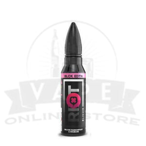 Riot Squad Black Edition Deluxe Passionfruit And Rhubarb 50ml Shortfill E-Liquid | Pack Of 2