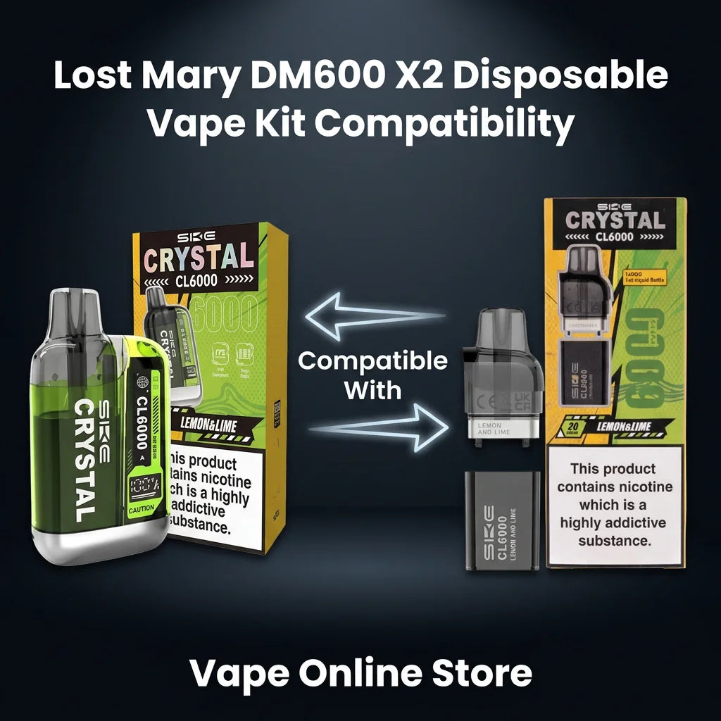 SKE Crystal CL6000 Prefilled Pod Vape Kit | Buy 1 Get 1 Free Vape