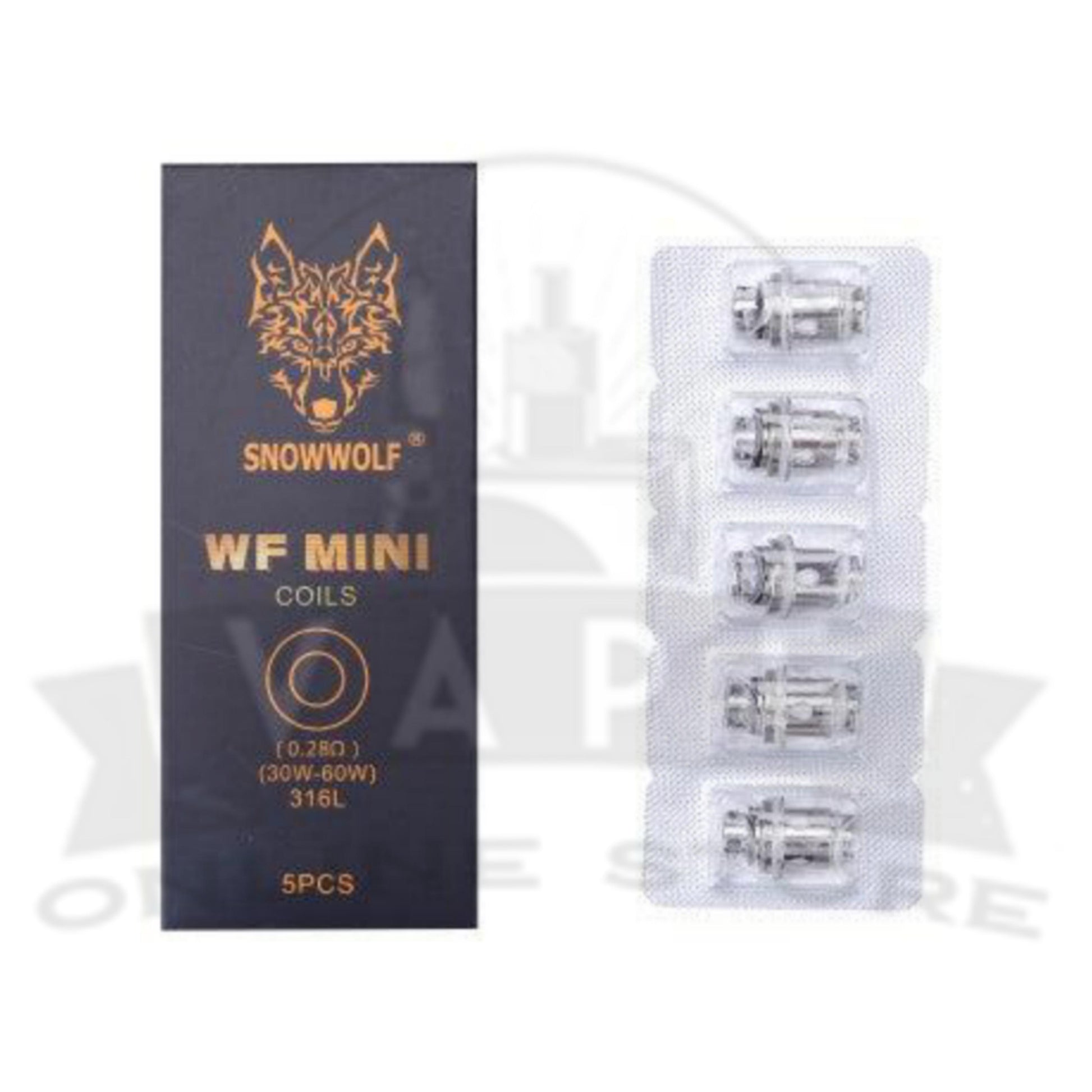 Snowwolf WF Mini Replacement 0.28 ohm Coils | Pack Of 5