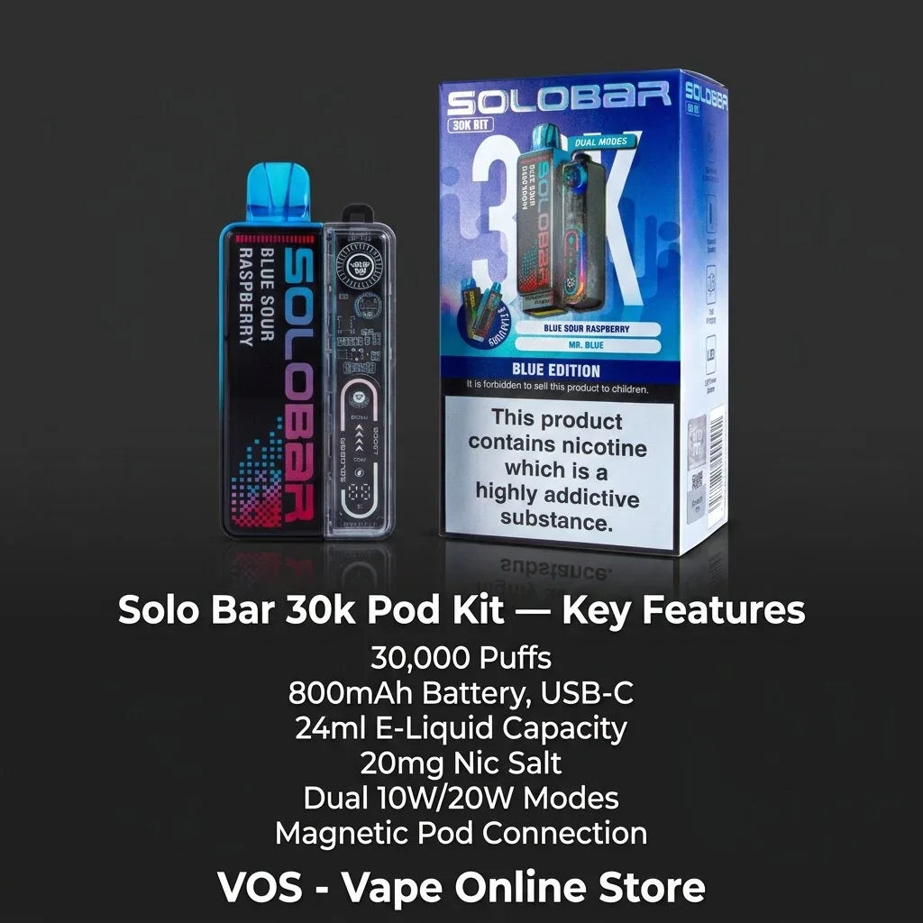 Solo Bar 30k Pod Kit | Buy 1 Get 1 FREE | Only £10.99