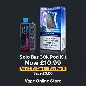 Solo Bar 30k Pod Kit | Buy 1 Get 1 FREE | Only £10.99