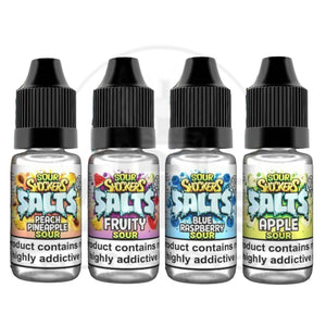 Sour Shockers10ml E-liquids | 10/20mg Nic Salt | Pack of 5