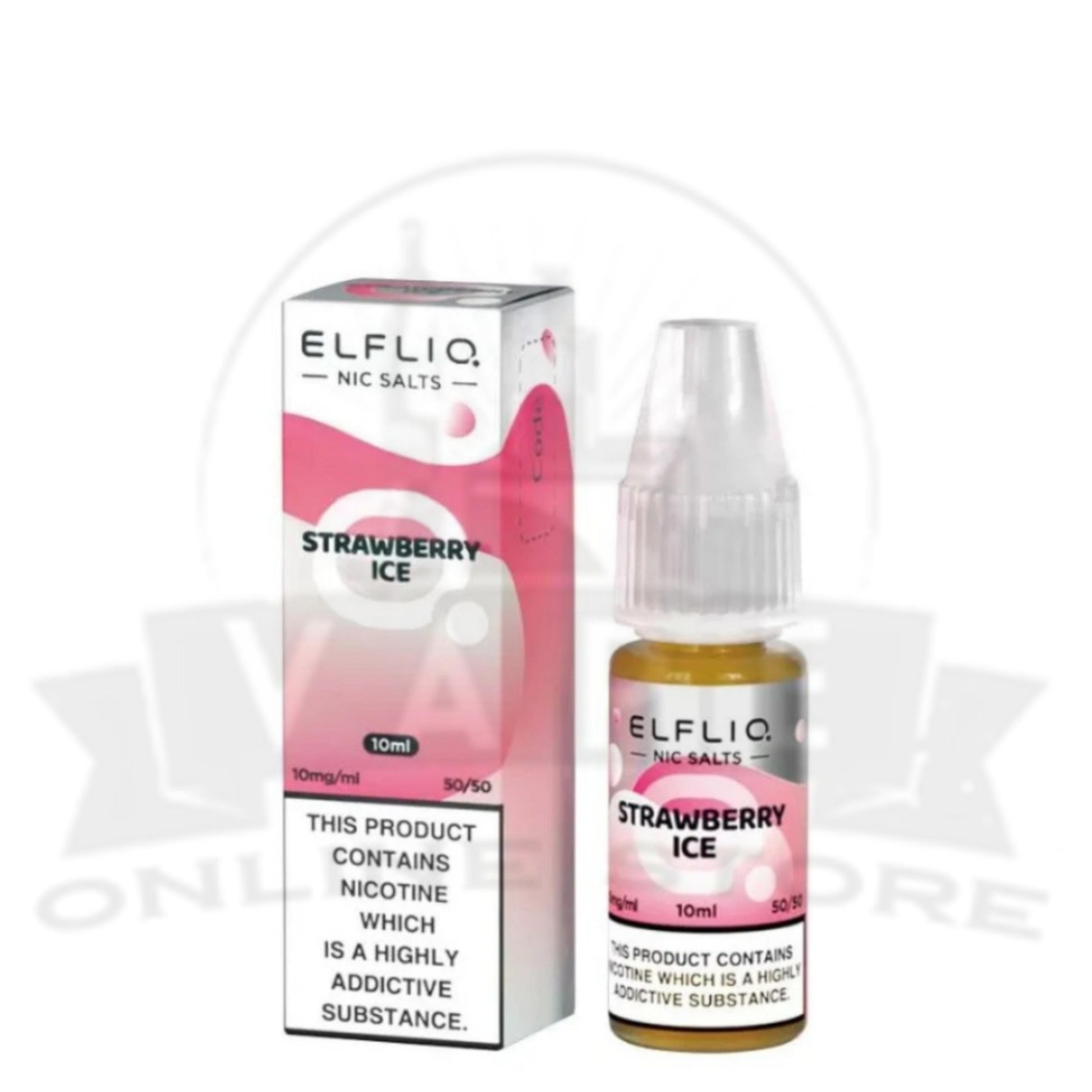 Strawberry Ice Elf Bar Elfliq 10ml Nic Salt | 5 for £10