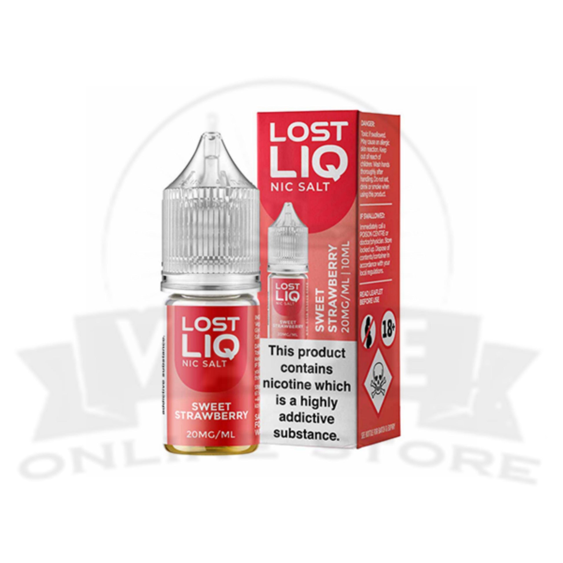 Sweet Strawberry Lost LIQ Nic Salt 10ml