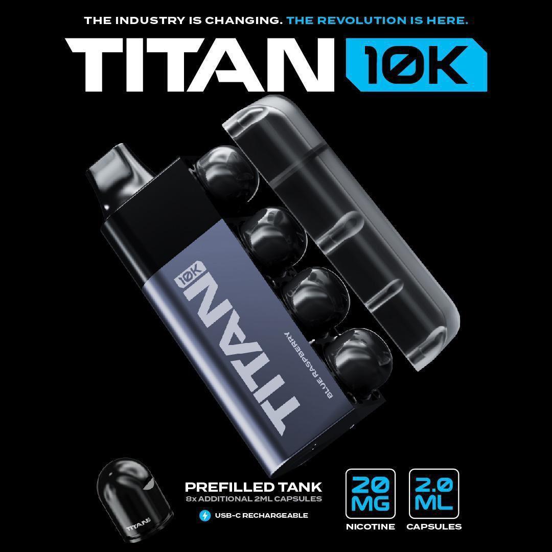 Titan 10000 Puffs Disposable Vape Kit | Now 11.99£ Only