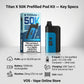 titan x 50k prefilled vape kit key specs