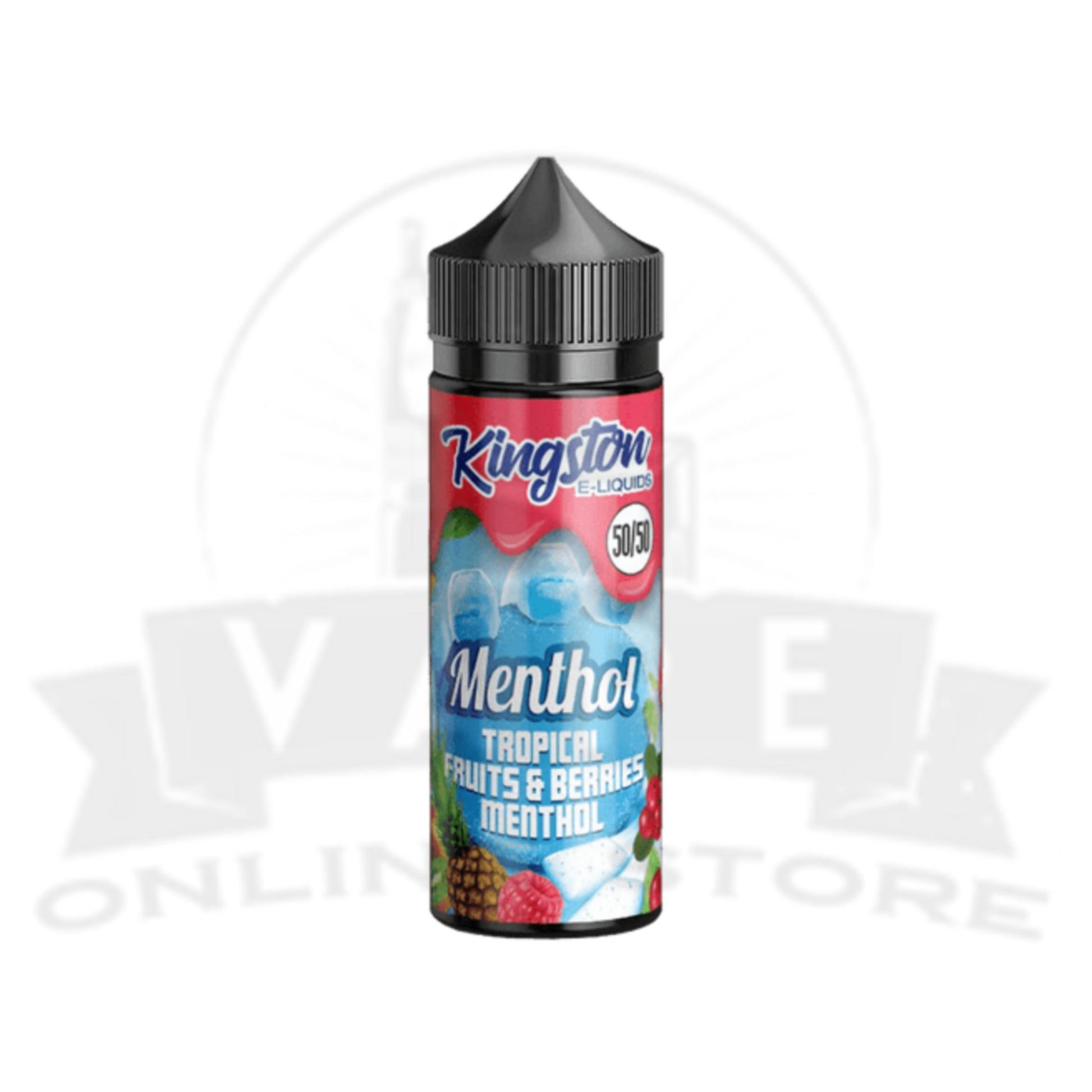 Tropical Fruits And Berries Menthol Kingston Menthol 100 ML E-Liquid Shortfills