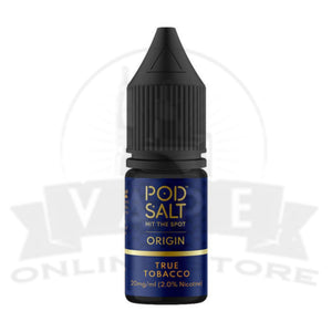 True Tobacco Pod Salt Origin 10ml Nic Salts