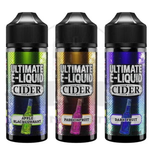 Ultimate E-Liquid Cider Range Shortfill 100ml E-Liquid