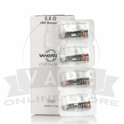 Uwell Whirl S Coil 0.8Ohm [PACK OF 4] - front view