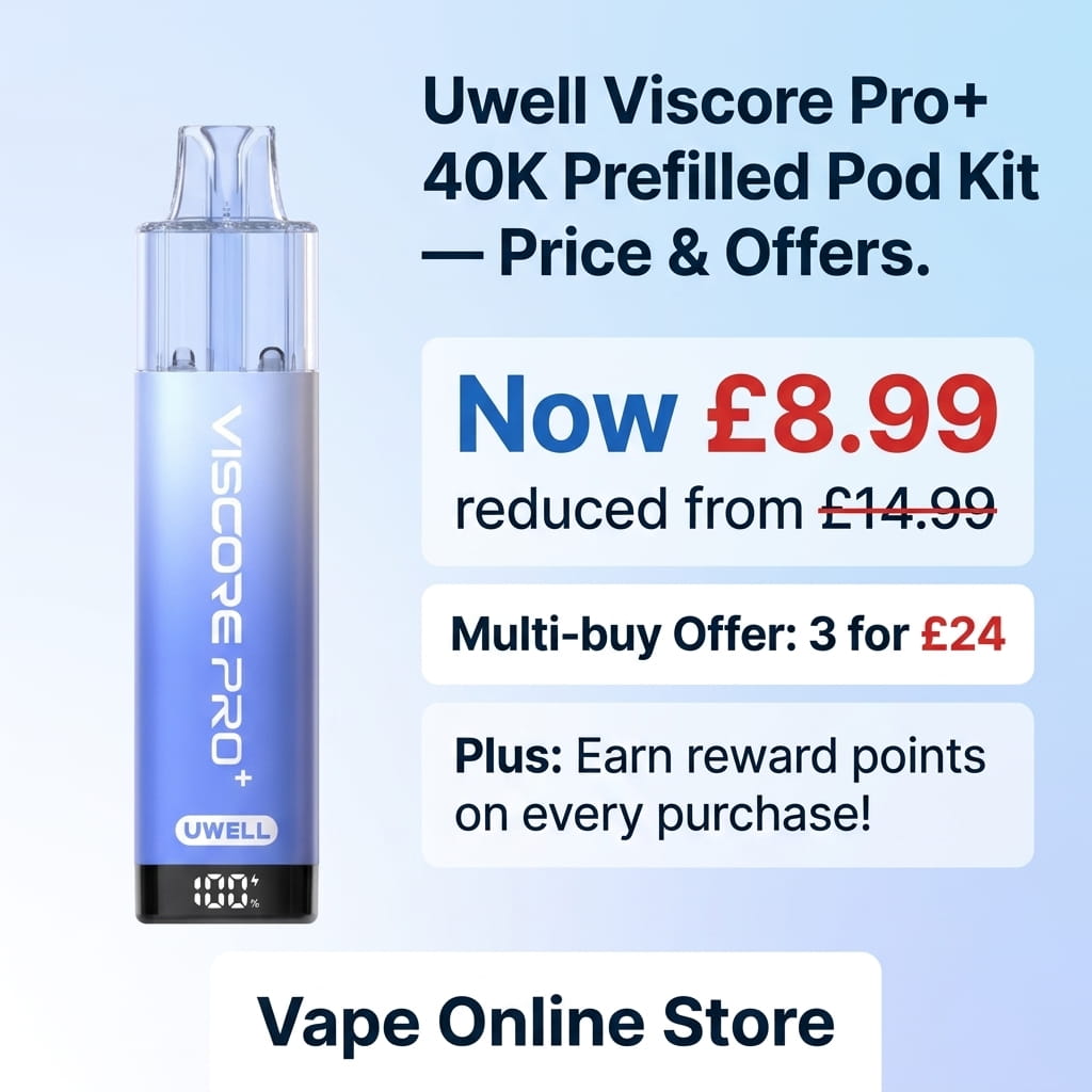 Uwell Viscore Pro+ 40K – Best 40K Vape