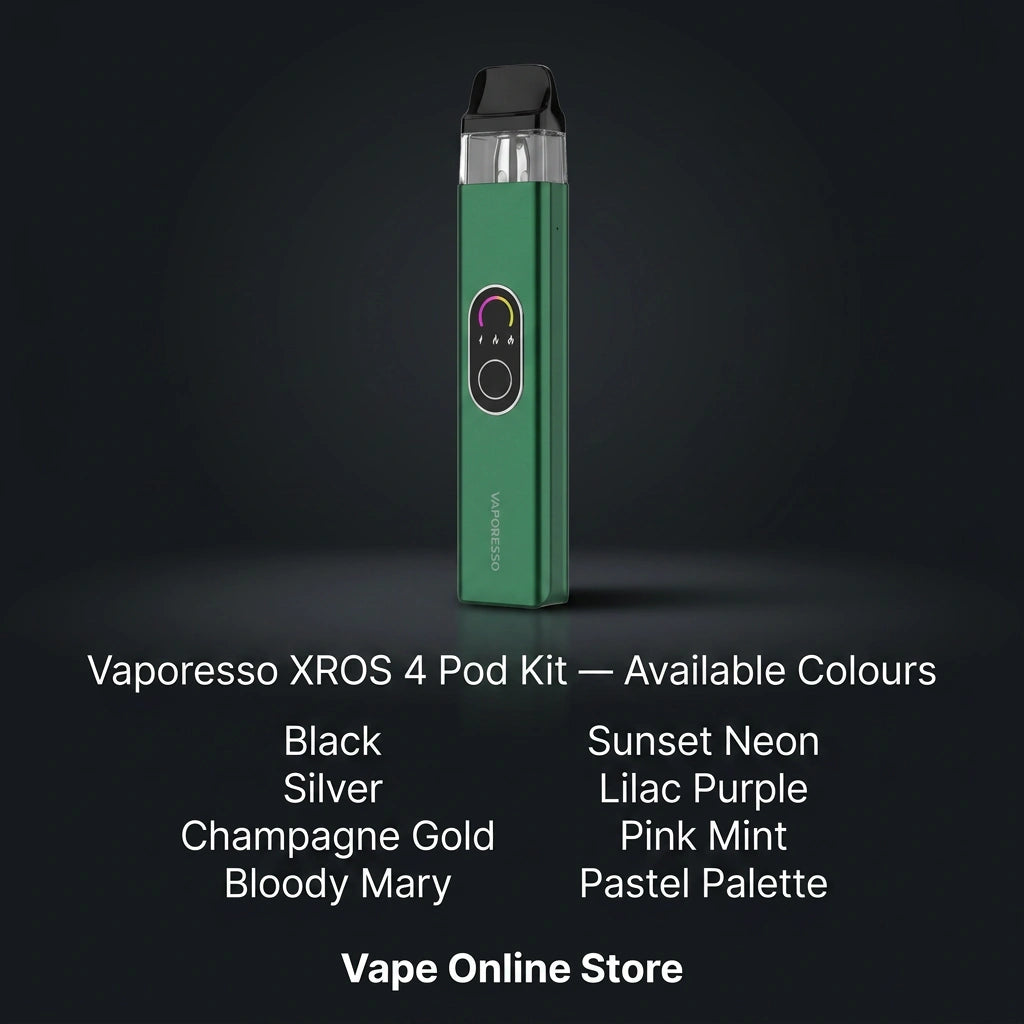 vaporesso xros 4 blinking green Pod Kit | Free 10ml E-Liquid RELX Ultra Pod Refills Colour:G4 Pro Light Green Disposable Vape | Shop