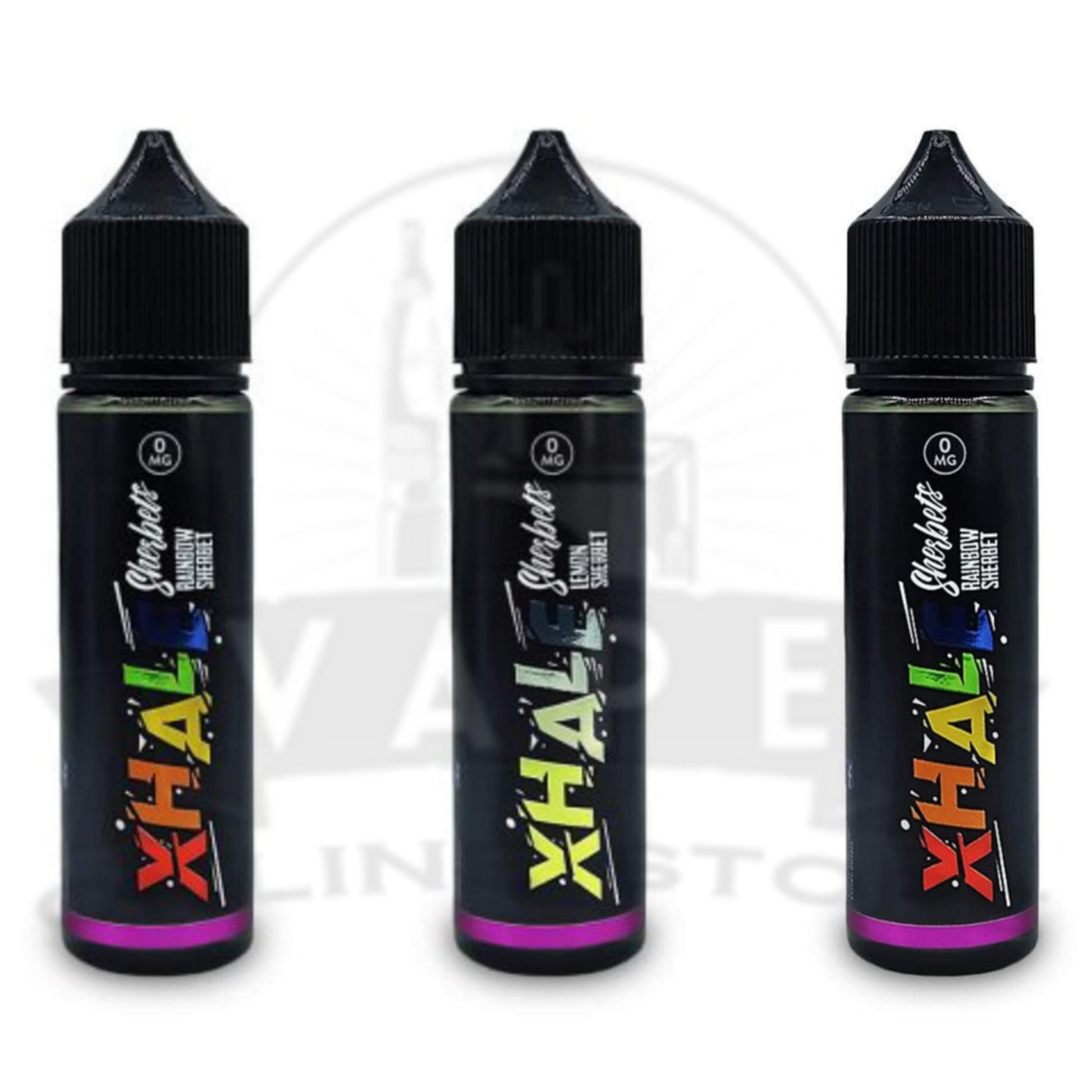 Xhale Shortfill Sherbets Range 50ml E-Liquid