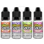 Zillion Salts 10ml Nic Salts (Pack of 5) | 10mg/20mg | Best Price