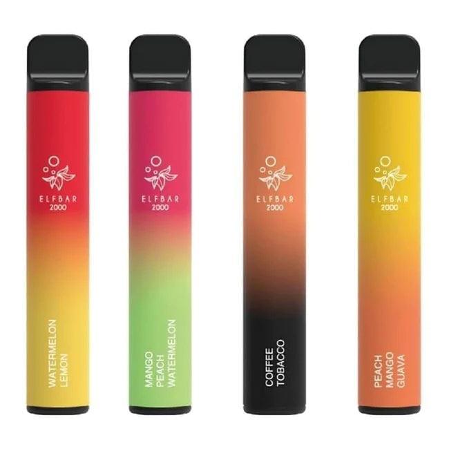 Elf Bar 2000 Puffs Disposable Vape in UK | Flavours