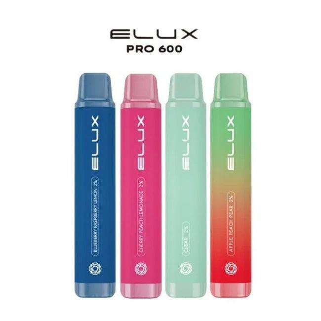 Elux Pro 600 Puffs Disposable Vape - Box Of 10