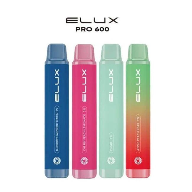 Elux Pro 600 Puffs Disposable Vape - Box Of 10
