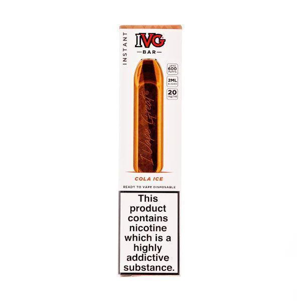 IVG Bar 600 Puffs Disposable Vape 20mg - 3.99 Only IVG Bar 600 Puffs Disposable Vape 20mg - 3.99 Only