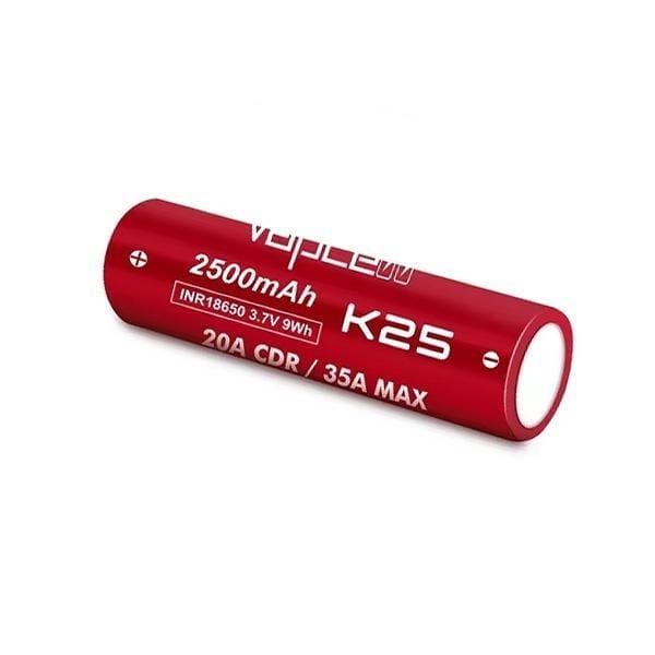 K25 18650 2500mAh Quick Charge Battery By Vapcell