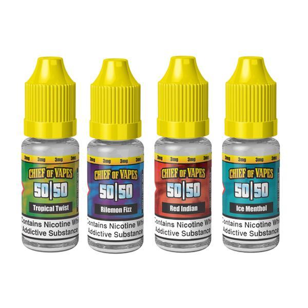 Pack Of 3 Chief Of Vapes 10ml Flavours